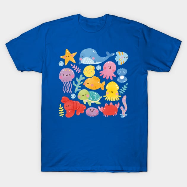 Under the sea T-Shirt by Figberrytea